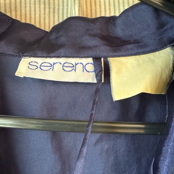 Elegant Blue Satin Pajama set - Picture 2 of 10